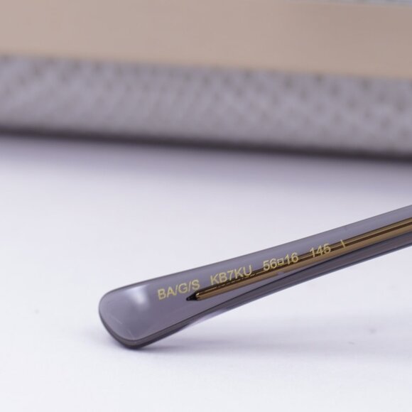 Jimmy Choo BA/G/S 0KB7KU Cat Eye Sunglasses - Transparent Grey/Blue - Picture 9 of 10